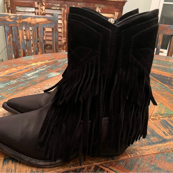 Free People Lawless black fringe boot, brand new - Picture 12 of 12